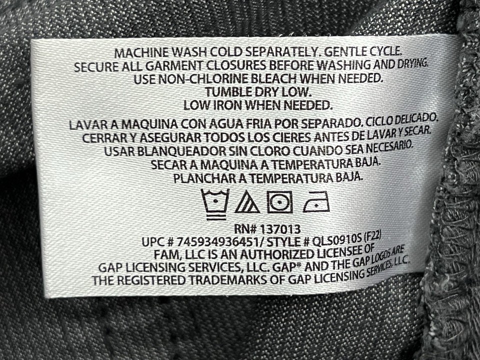 Gap Womens Chino Corduroy Shorts Raw Hem Gray Cotton Blend Stretch