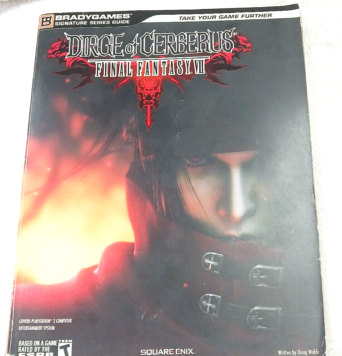FINAL FANTASY VII 7 DIRGE OF CERBERUS STRATEGY GUIDE FOLDOUT