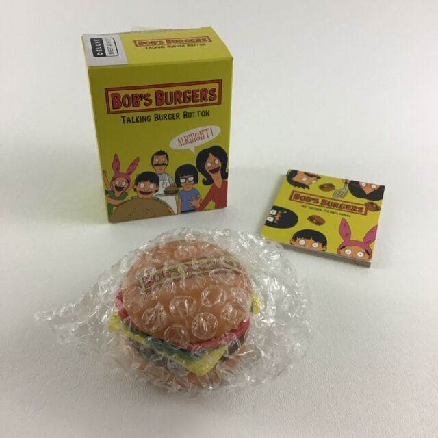 Bob's Burgers Talking Burger Button Funny Lines Signature Catchphrases Novelty