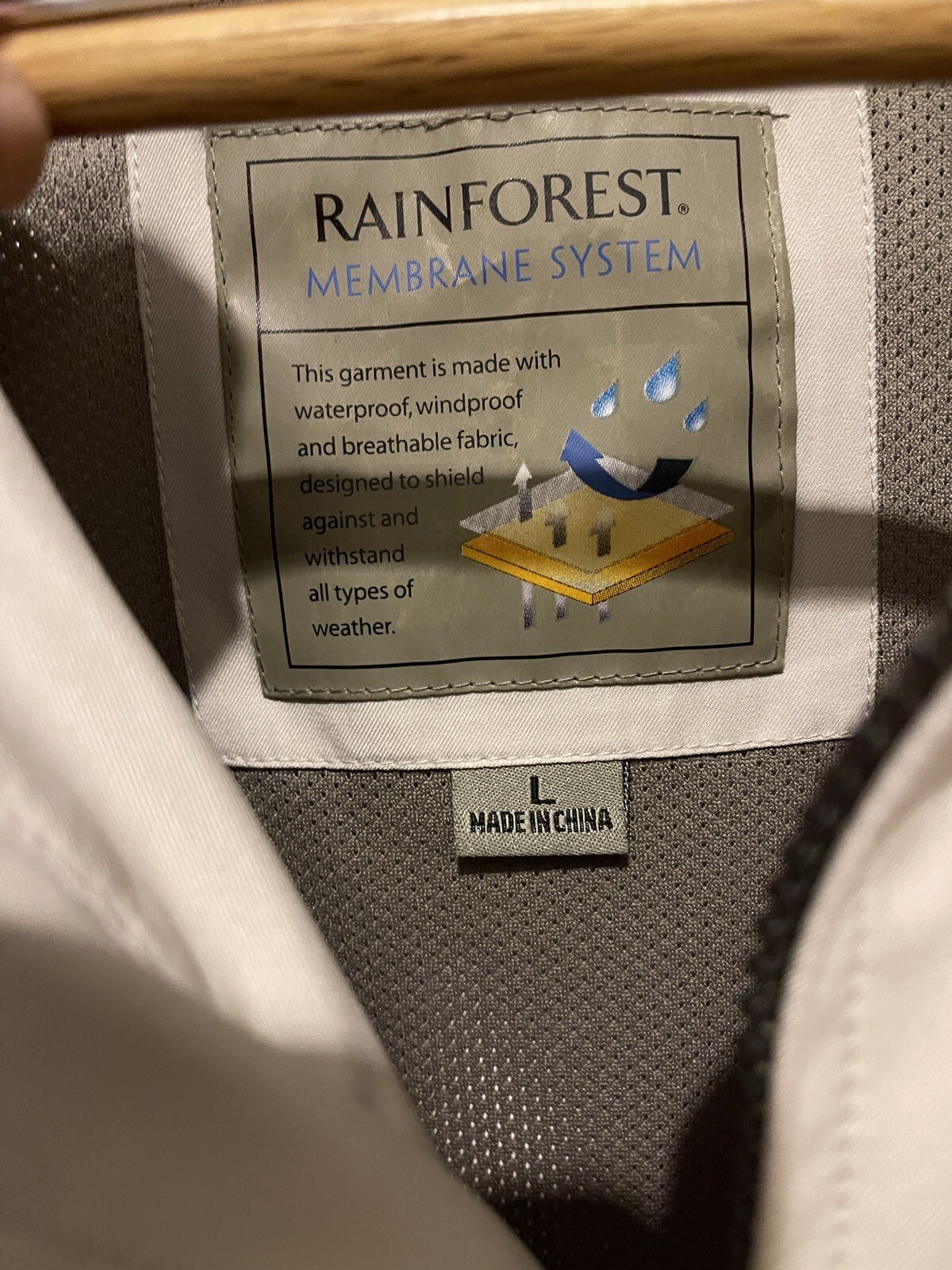 Rainforest Membrane System Jacket Men's Khaki Win… - image 4