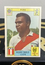 1970 Panini World Cup Mexico 70 Pedro Pablo Leon Peru Italian Version