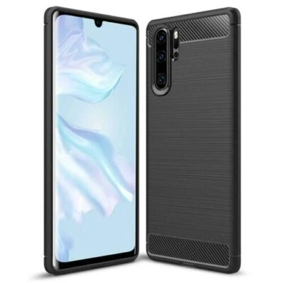 Housse En Carbone Pour Huawei P30 Pro Housse De Protection Coque De Téléphone - Photo 1/4