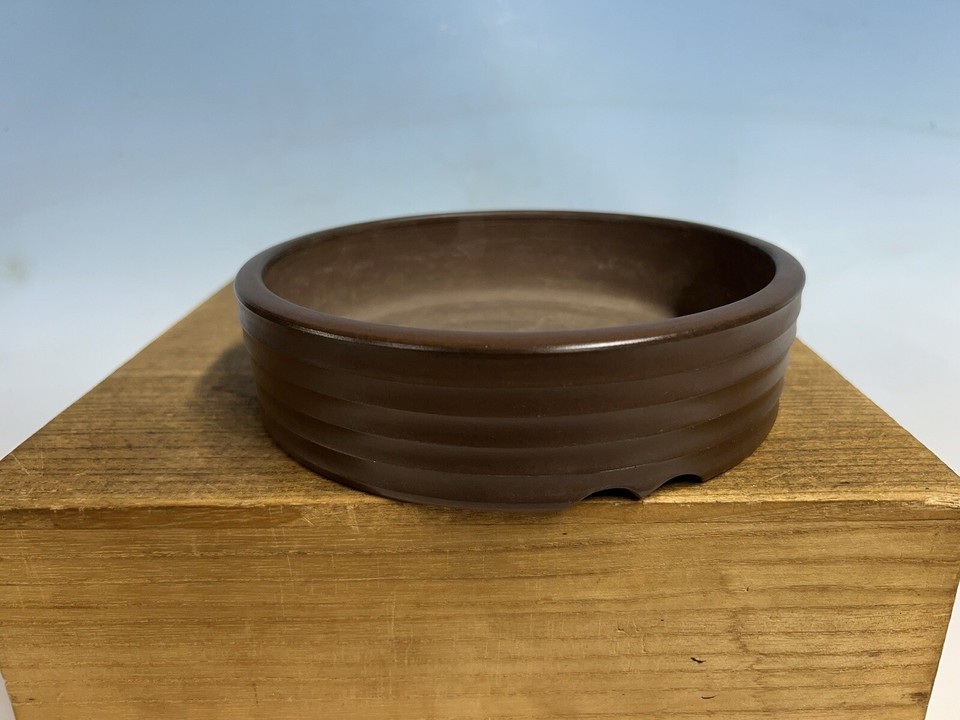 Japanese Unknown Maker Shohin Sized Bonsai Tree Pot 7 1/8” Production