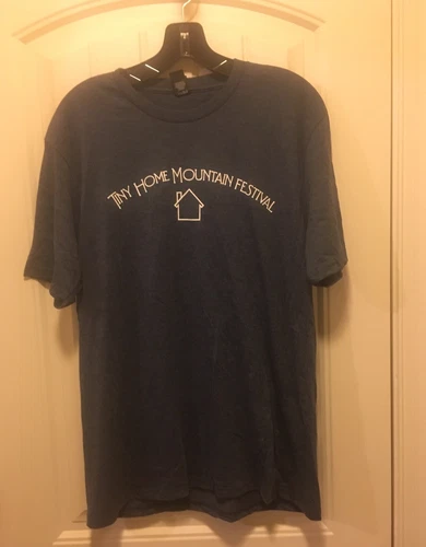 New Tiny Home Festival Large Tee Shirt Ellijay Georgia Mountain