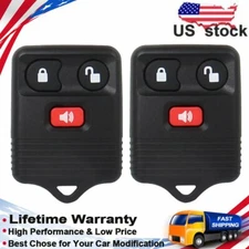 2pcs Keyless Entry Remote Control Key Fob For Ford Explorer Edge Ranger 2.3/4.0L