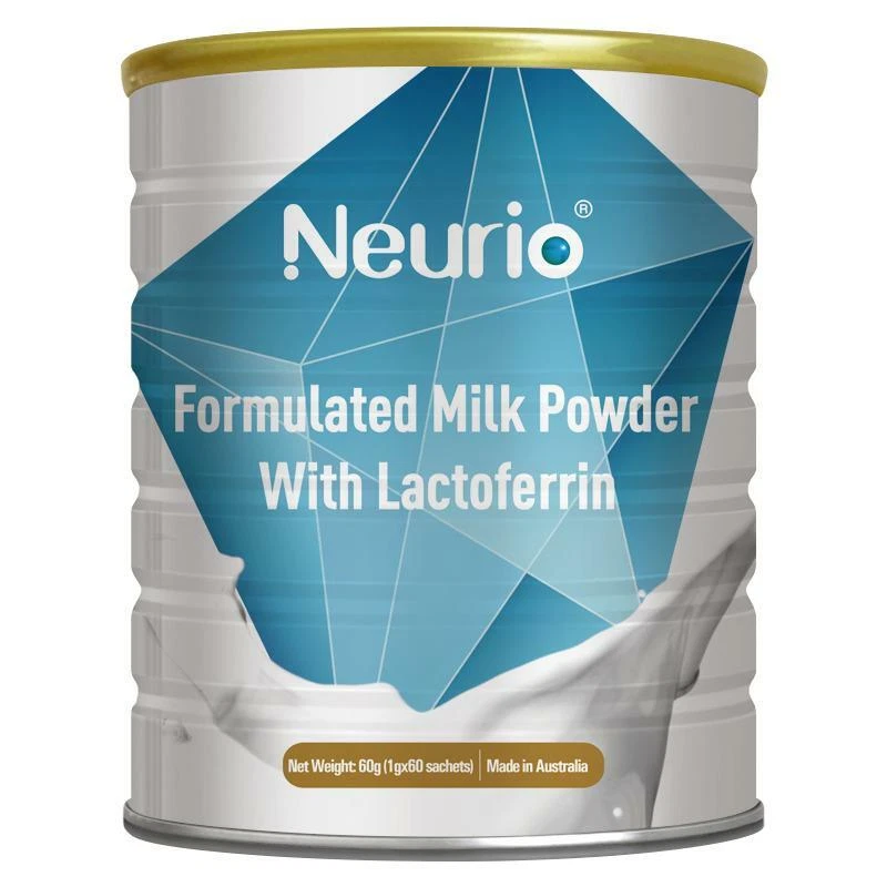 NEW Neurio Formulated Milk Powder with Lactoferrin 1G x 60 Sachets Blue Diamond