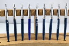 Vintage (c1970-10) Parker Jotter Dark Blue Ballpoints & Pencils
