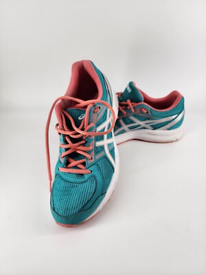Asics Jolt Running Shoes Teal With Pink Trim T7K8N Women s 8.5
