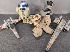 Telemania Star Wars R2-D2 Telephone-Death Star- Fighters LOT Of 4