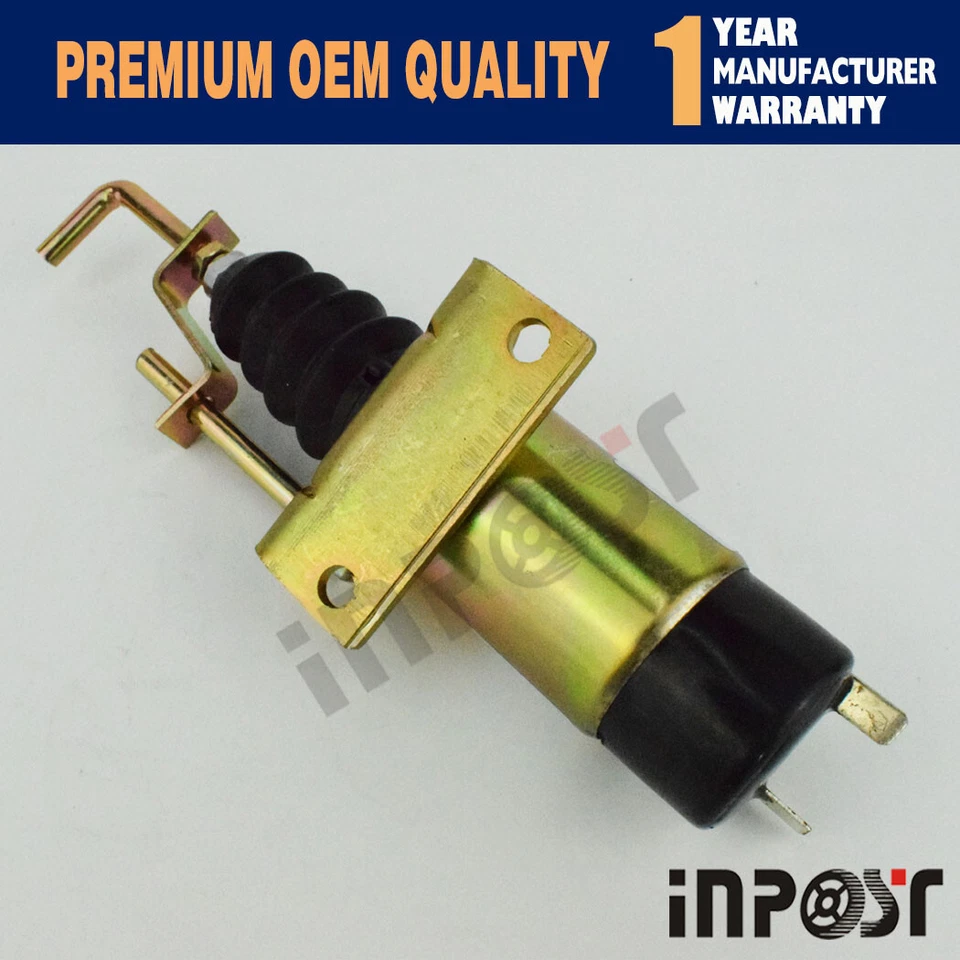 INPOST New 366-07198 24V Fuel Shut  Down Stop Solenoid For Lister Petter - Image 4 of 4