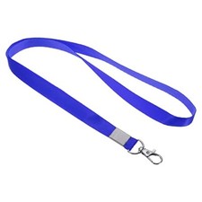 17" Neck Lanyards, 5 Pack 0.6" Width Flat Strap Lanyard with 17" x 0.6" Blue