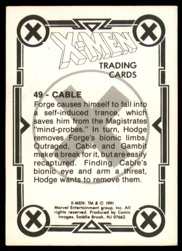 1991 Marvel X-Men #49 Comic Images - Imagen 2 de 2