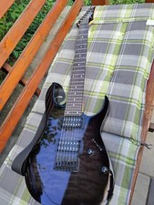 Ibanez GRG7221QA-TKS E-Gitarre GIO 7-Saiter Quilted Maple HH Black schwarz