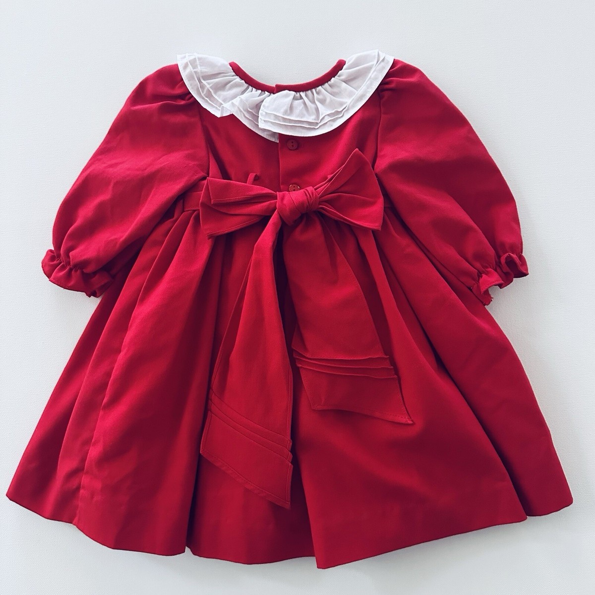 white christmas dresses Luli & Me Girls Timeless Bliss Red Smocked Christmas Dress – Best Dressed  Child