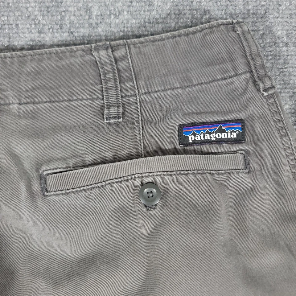 Pantalones Patagonia Para Hombre 32x27 Gris Cuatro Cañones Sarga 56035 Aire Libre Senderismo Foto 3 de 4