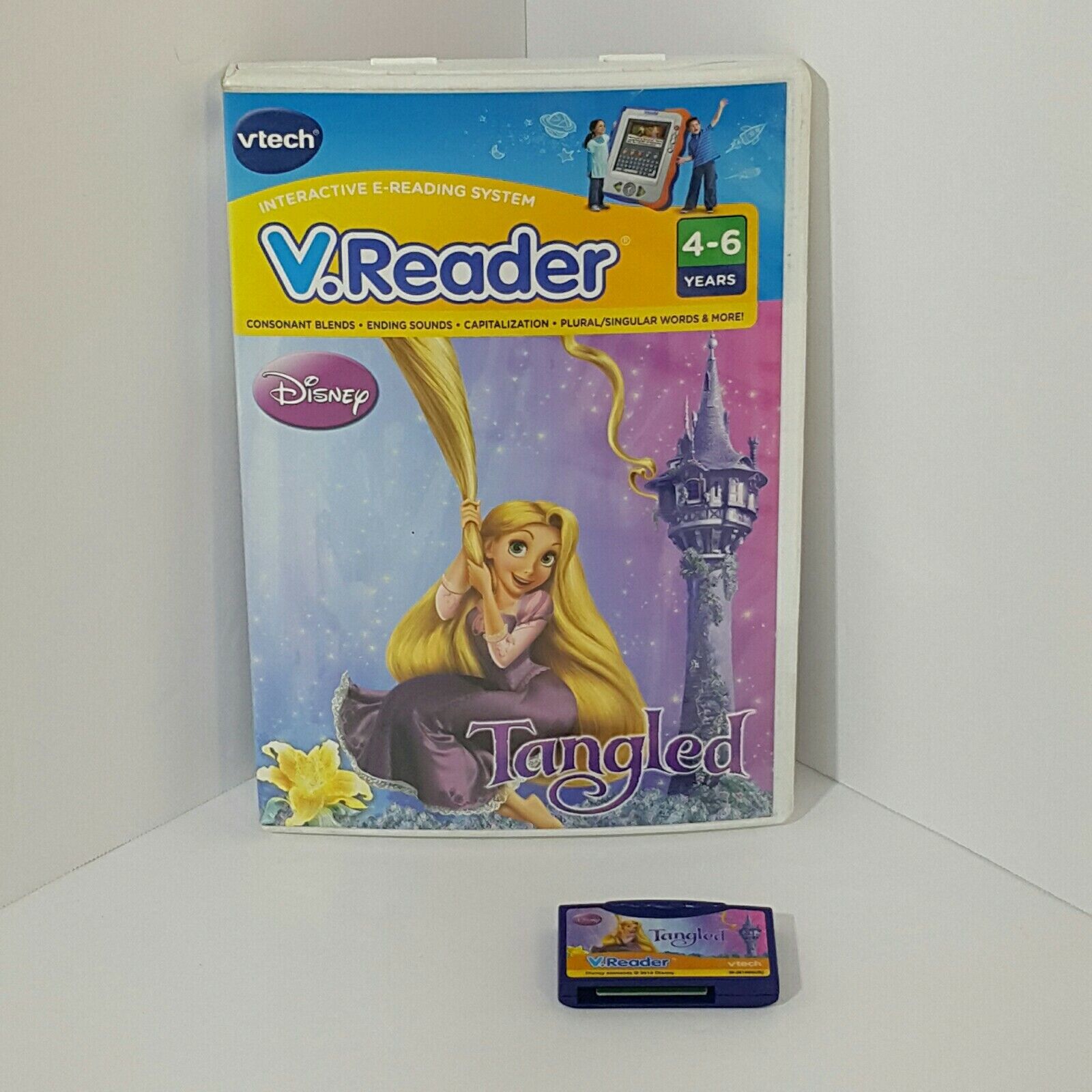VTech V.reader Disney Tangled Game Cartridge VT1525 Dora Explorer for sale online