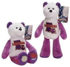  18 Limited Treasures Louisiana State Quarter Collectible Plush 9" Bear