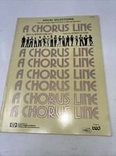 A CHORUS LINE Vocal Selections Songbook Musical Selections Soft Cover 70 s