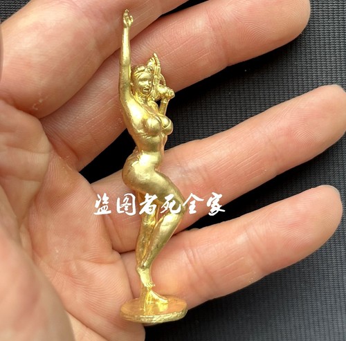 Sexy Estatua de Soldado Niña de Latón de 2.8" Caliente Belleza Luchador Modelo Obras de Arte Colección - Imagen 3 de 5