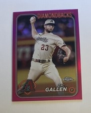 Zac Gallen 2024 Topps Chrome Pink Refractor #147 Diamondbacks