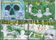 Timbres papouasie-nouvelle-guinée 2008 Mi 1295-1298 (complète edition) neuf avec