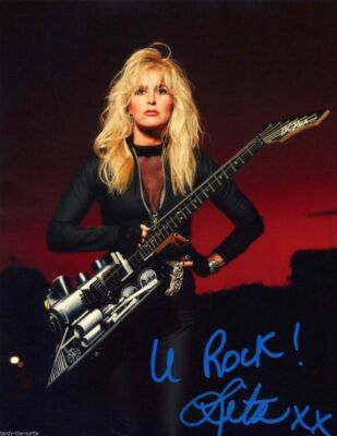 526370 LITA FORD 80s 90s Retro Vintage Photo 16x12 WALL PRINT