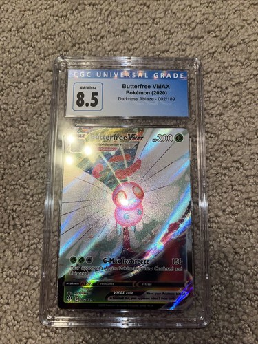 Butterfree VMAX graded CGC 8.5 for sale on eBay
