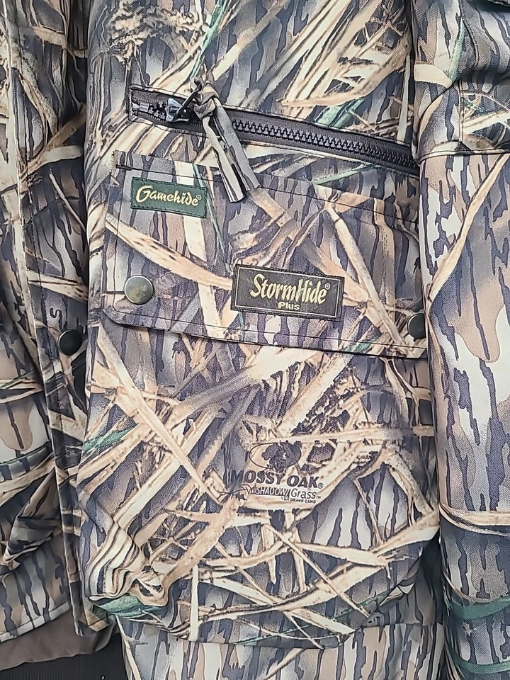 Gamehide Stormhide Plus Mossy Oaks Hunting Jacket Mens Size 2XL Camo Coat Rain - Image 3 of 4