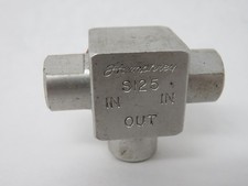 Humphrey S125 TAC Shuttle Valve 1/8 NPSF 3 Port 0.27cv 0.5-125 psi USED