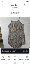 SHEIN Curve 2XL Paisley Floral Slip On Sun Dress, Flowy Bohemian NWOT 8374