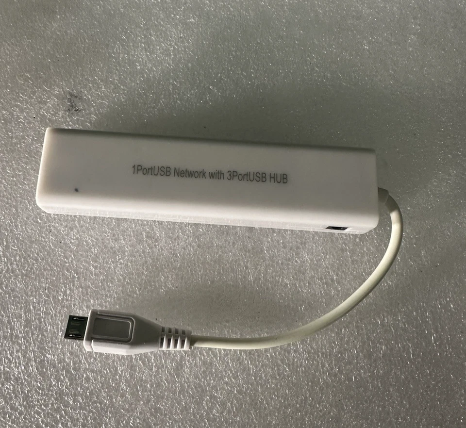 3 Port USB 2.0 Hub a Networking Port (RJ45 Micro-USB Source Connector. LOT OF4 - Image 3 of 4