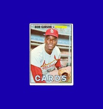 Bob Gibson 1967 Topps #210 - St. Louis Cardinals - VG-EX+
