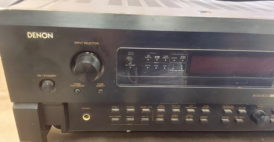 Receptor de sonido envolvente Denon AVR-4802R AV AM/FM 7,1 canales THX Surround EX | Probado Foto 4 de 4
