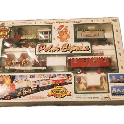 Mr. Christmas Holiday Carousel,Polar Express Christmas Train Set. Vintage Collec
