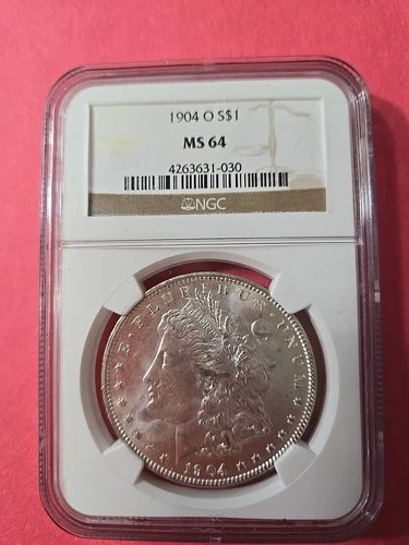1904-O Morgan Dollar - MS-64 NGC