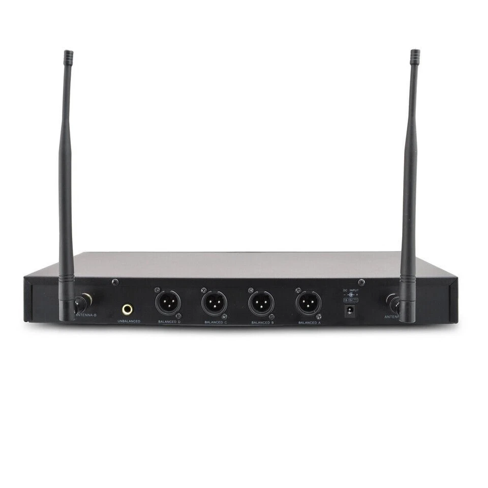 Pyle UHF Wireless Microphones Handheld/Belt-Pack/Lavalier/Headset PDWM4350U - Image 3 of 4