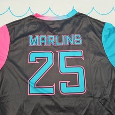 Miami Marlins Youth Jersey 2025 SGA Size XL New With Tags 