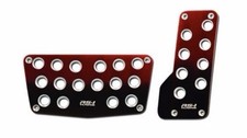 Universal Nitro Redblack Foot Pedals Pads Covers Automatic Transmission