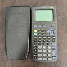 Texas Instruments Original TI-83 Graphing Calculator (NOT Plus) w/ Cover TESTED