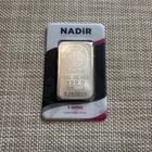 1 Oz .999 Silver Nadir Metal Refinery Bar ~ Sealed in Assay Card Serial Numbers!