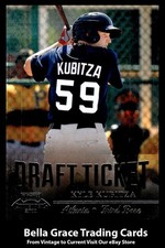 2011 Playoff Contenders Kyle Kubitza #DT86 Atlanta Braves Draft Ticket MLB 