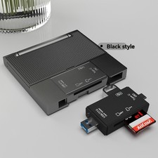Essential Quick-Install 7-in-1 Type-C Wireless SD/U Card Card Reader Storage Box