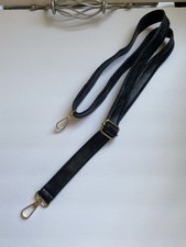 Adjustable PU Leather Handbag Shoulder Bag Belt Strap Crossbody Replacement BLK