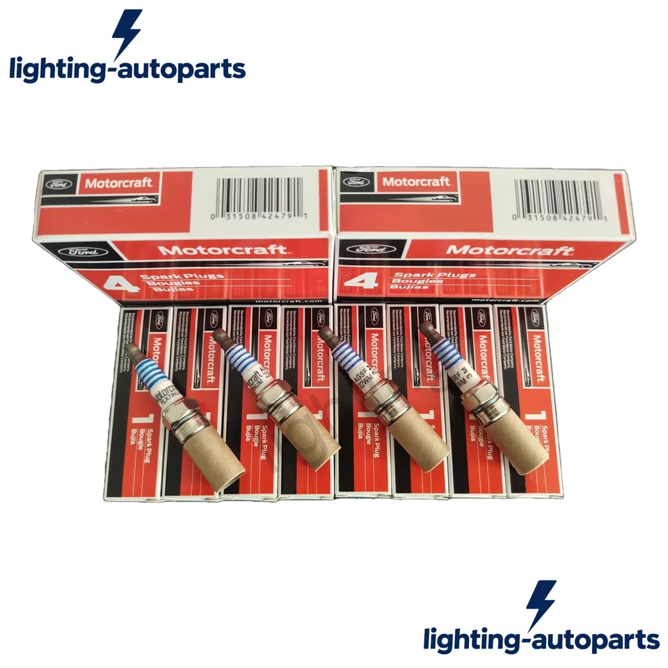 NEW 8X SP479 Platinum Spark Plugs AGSF22WM For Ford Motorcraft 5.4L 6.8L SP-479 Foto 3 de 4