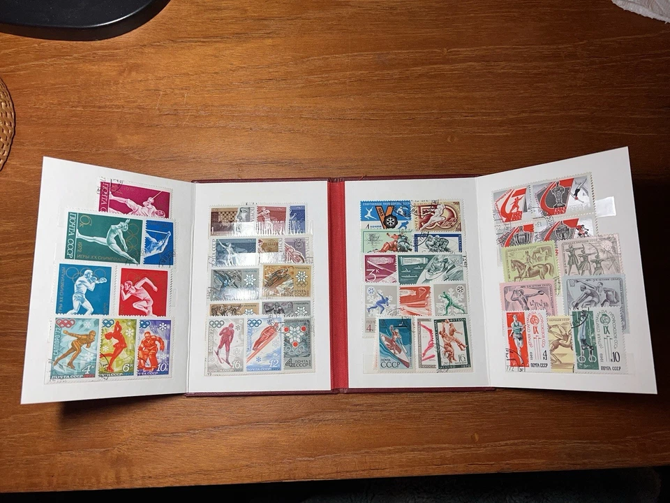 1967-1972 Soviet USSR Olympics Stamps - Image 3 of 4