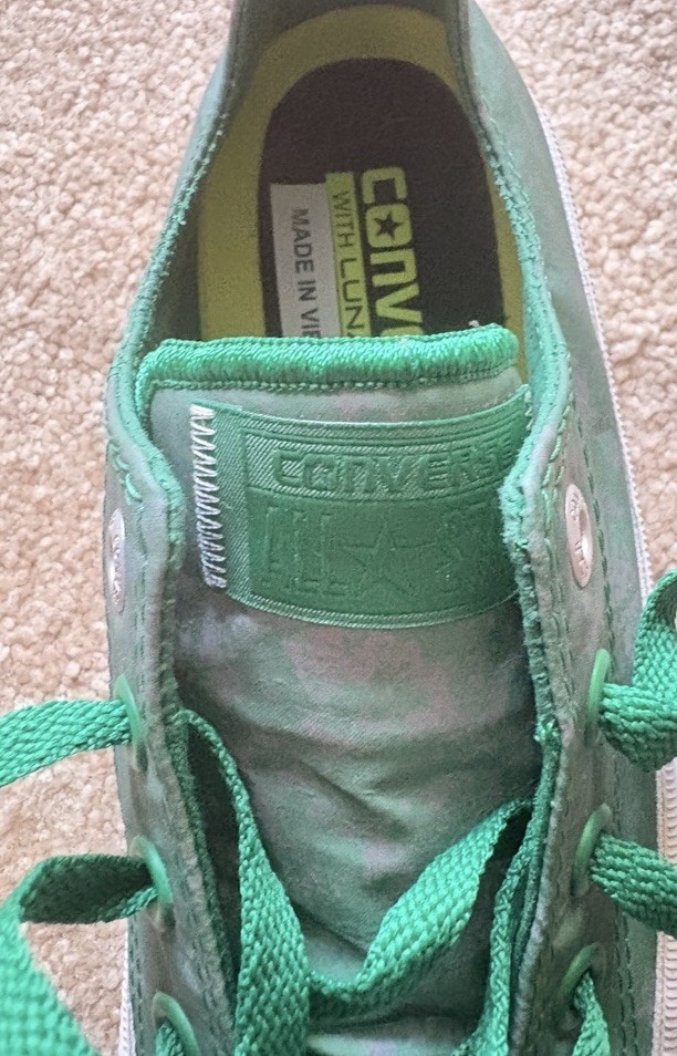 Converse Chuck Taylor II Women’s Lunarlon Green Silver Sneakers Size 5.5 thumbnail 5