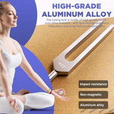 417 Hz Tuning Fork Set, Aluminum Alloy Tuning Fork for Healing, Chakra, Sound...