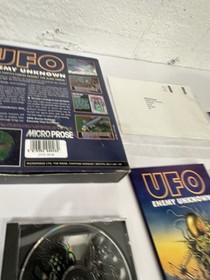 VINTAGE COMMODORE AMIGA CD32 BIG BOX UFO ENEMY UNKNOWN CIB GAME