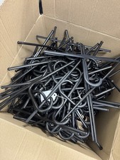 Rainbow Peg Hanger Morplan Black Approx 130 No Clips, Coat hangers Trouser - IMM