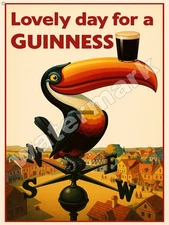 Lovely Day for a Guinness   Metal Sign 9" x 12" or 12" x 16"